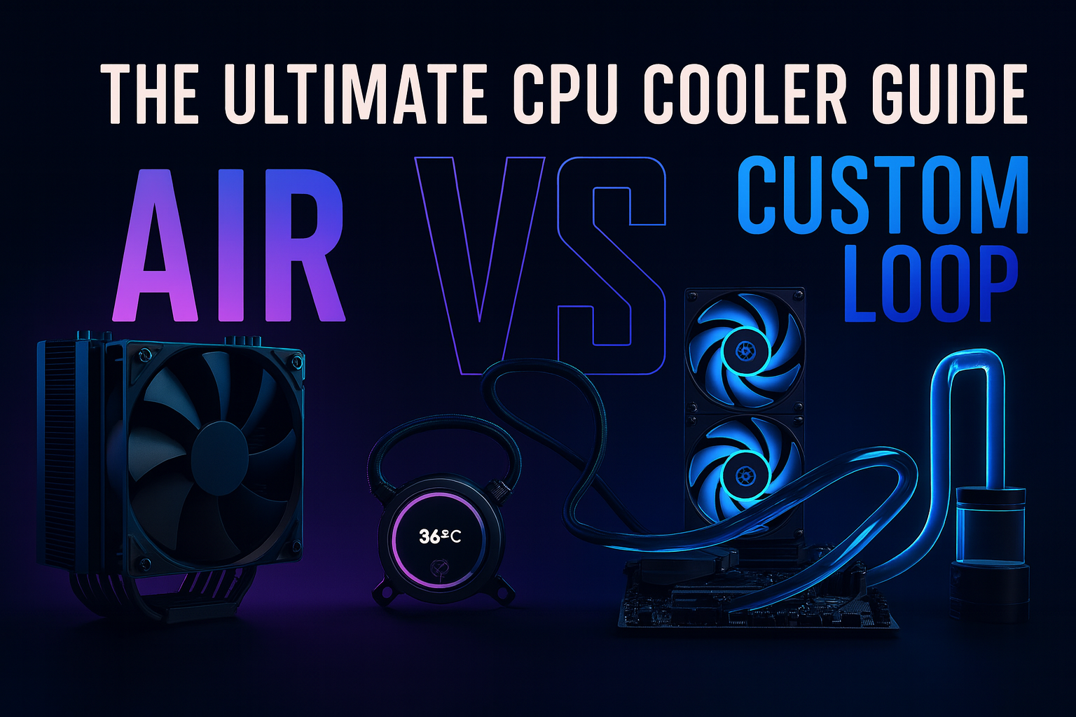 The Ultimate CPU Cooler Guide: Air vs AIO vs Custom Loop