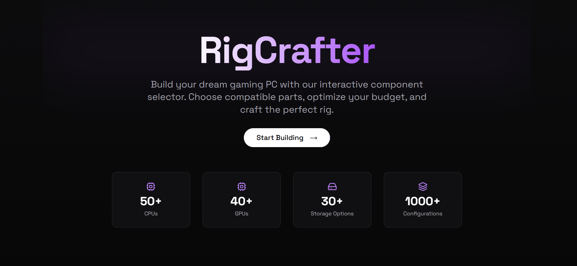 RigCrafter PC Building